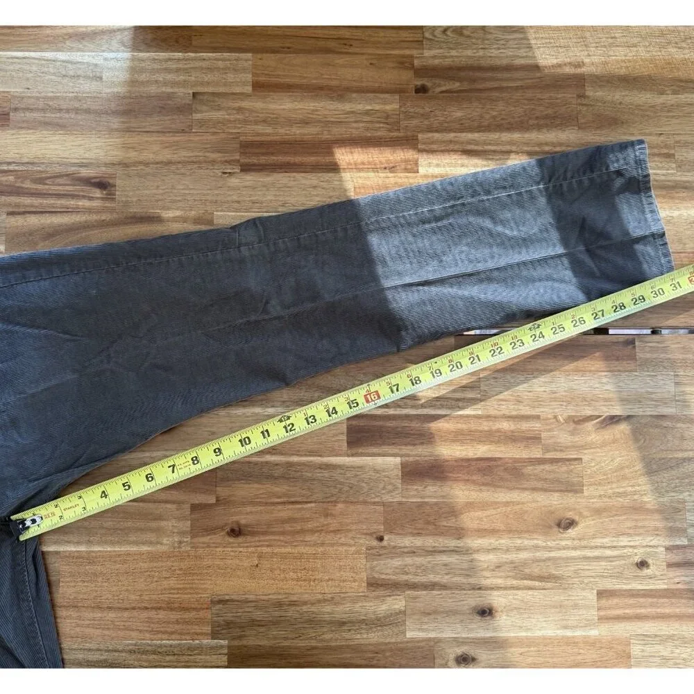 J.Crew‎ 484 Slim Fit Corduroy Pants Mens W36 L32 Gray Everyday Casual Travel
